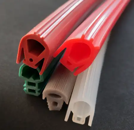High temp resistant solid silicone rubber sealing strip for oven & auto engine