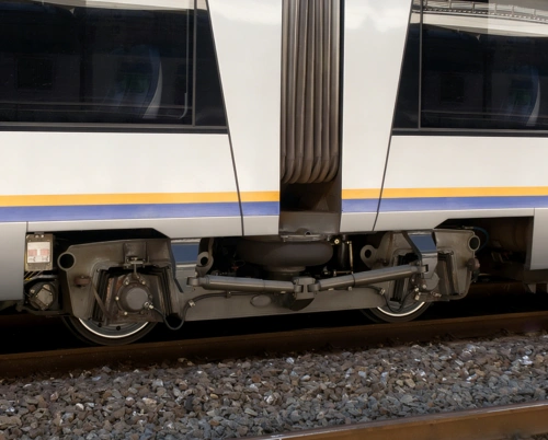 chevron spring for rail transit