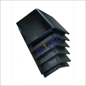 Custom chevron spring with multi-layer V-shaped metal and rubber damping
